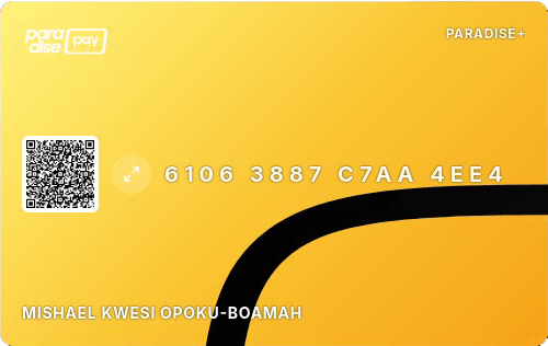 Paradise Pay Yellow Card